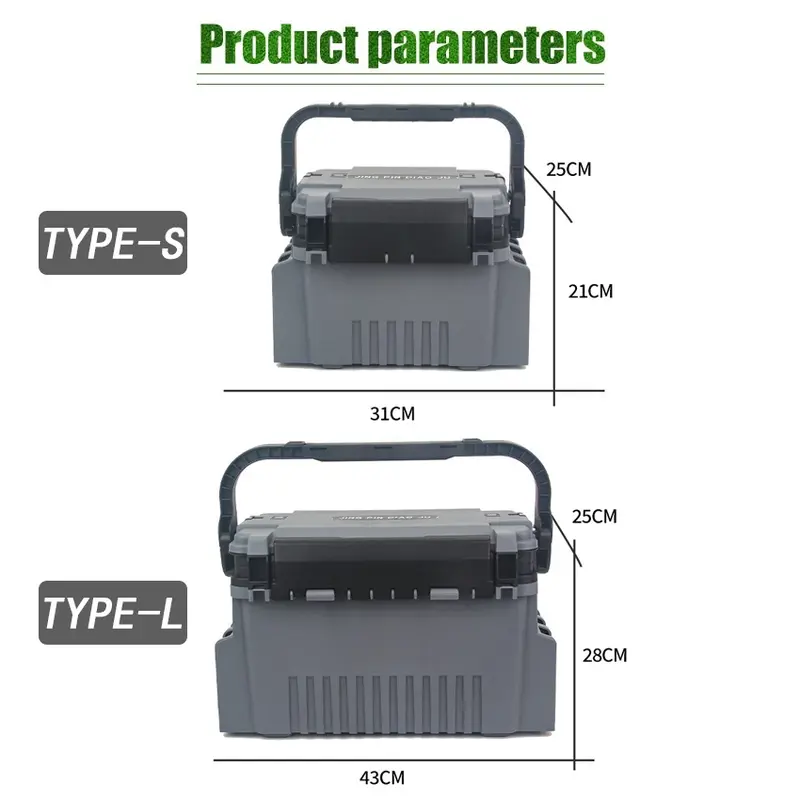 Tackle Box Pancing Kotak Peralatan Pancing Jigging Lure Box Fishing Box Mancing Serbaguna Besar Kecil Storage Box Pancing 1