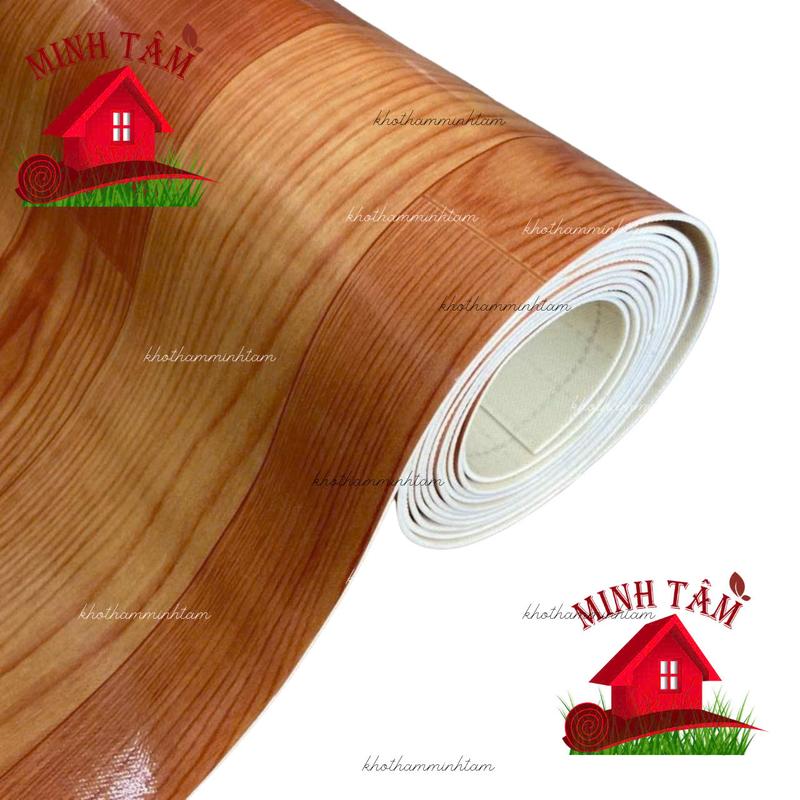 1m x 1m( 1m vuông )Thảm nhựa SIMILI  trải sàn vân gỗ loại dày 1.6mm Trong nhà 0