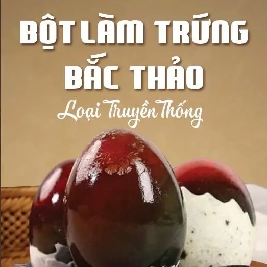 Bột làm trứng Bắc thảo đen gói 1kg