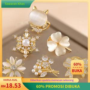 Kerongsang Semanggi, Alat Anti-Pendedahan, Aksesori Pin Payudara, Butang Tetap Halimunan, Sesuai untuk Pakaian Tetap, Klip Kolar Kecil, Tanpa Jahit Clips