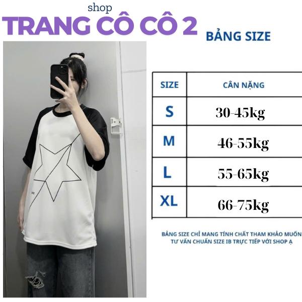 Áo Thun Tay Lỡ Raglan Phối Màu Đen Trắng Họa Tiết Ngôi Sao Chất Poly Form Rộng Nam Hottrend 2025 - Menswear (Sao Phối Tay ) 9