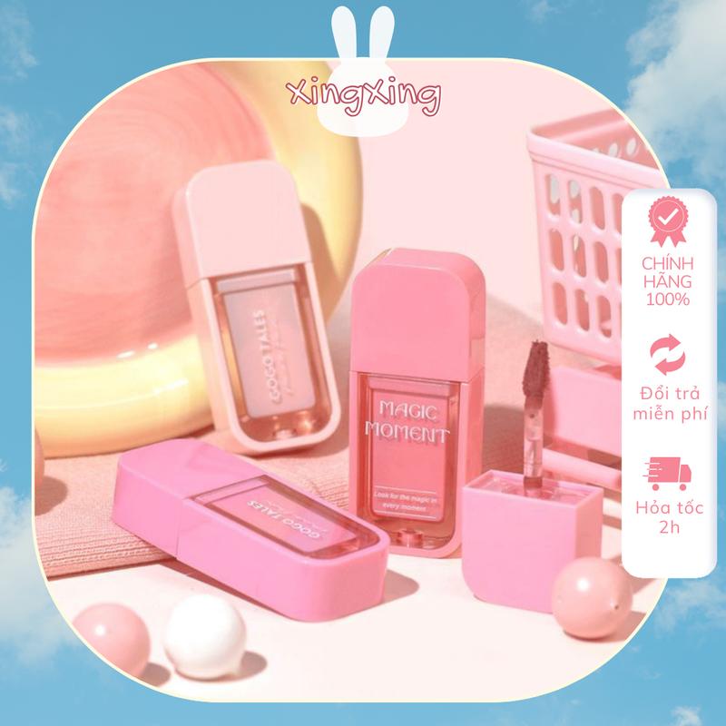 Son kem bùn kem đất sét ngọt ngào GOGO TALES GT596 lâu trôi lì mềm mịn hạn chế thâm