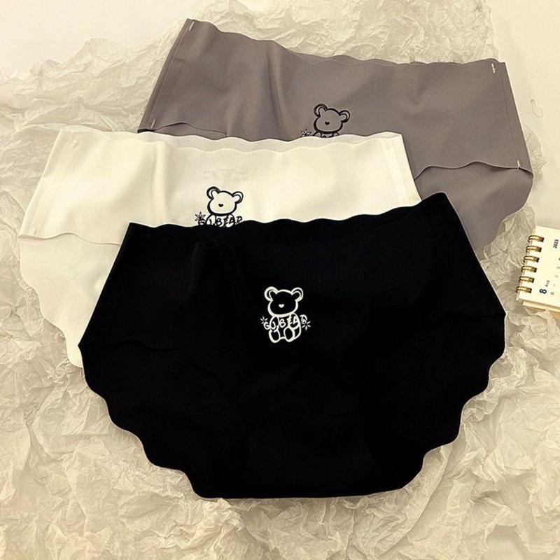 Set 10 hoặc 5 Quần Lót Su Đúc Hình Gấu 5 Màu Đủ Size Cạp Thấp Mặc Không Lộ Viền MÃ 04 Nữ Women Mix đủ 5 màu KHÔNG CHỌN MÀU