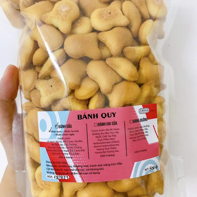 Bánh Gấu Thiên Hồng - Bánh Quy Gấu Nhân Kem Hiệu Thiên Hồng - Bánh Gấu Nhân Kem Tuổi Thơ 3