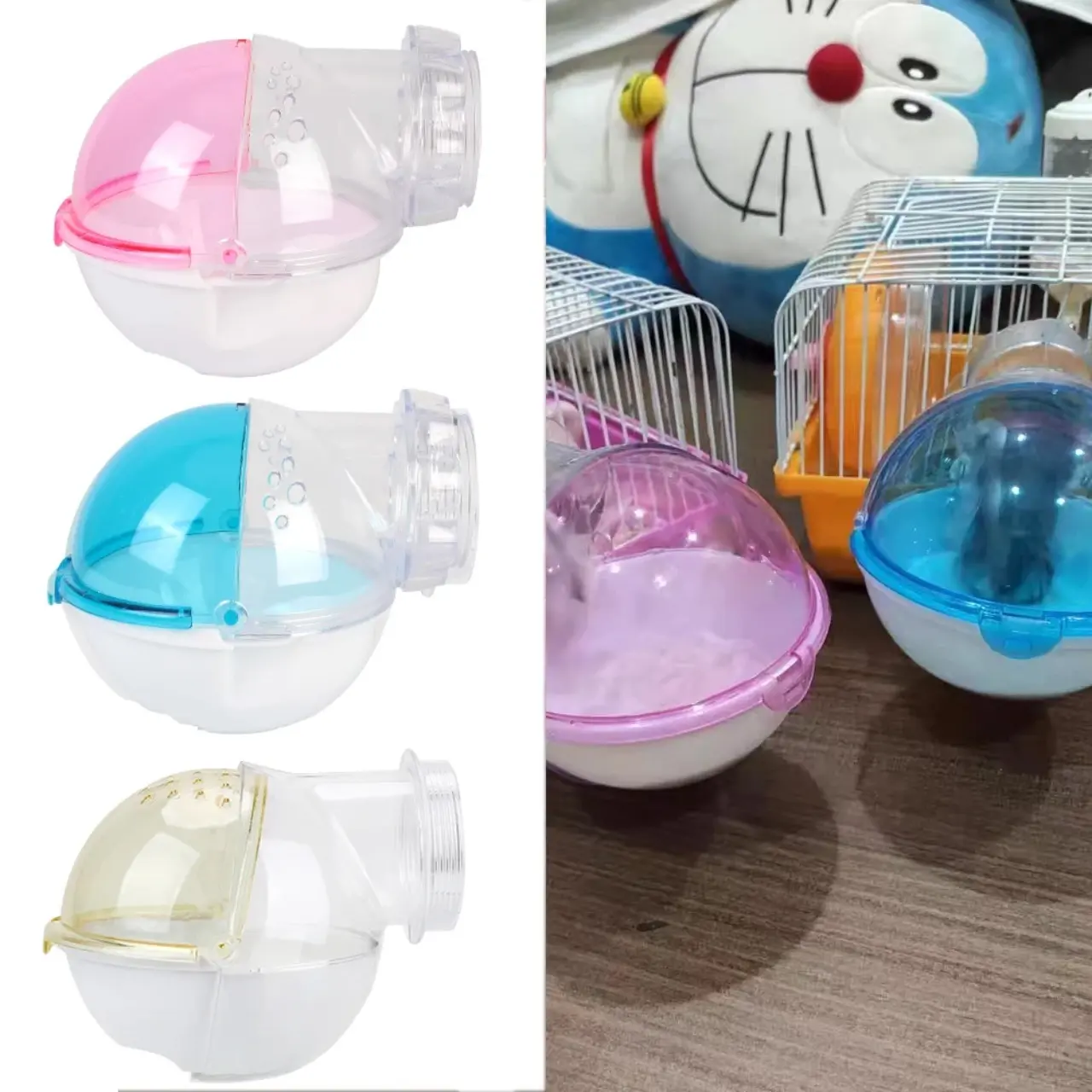 1pc Pet Hamster box Bath Sand Room House Bathroom Cage Box For Hamster Mouse Toilet