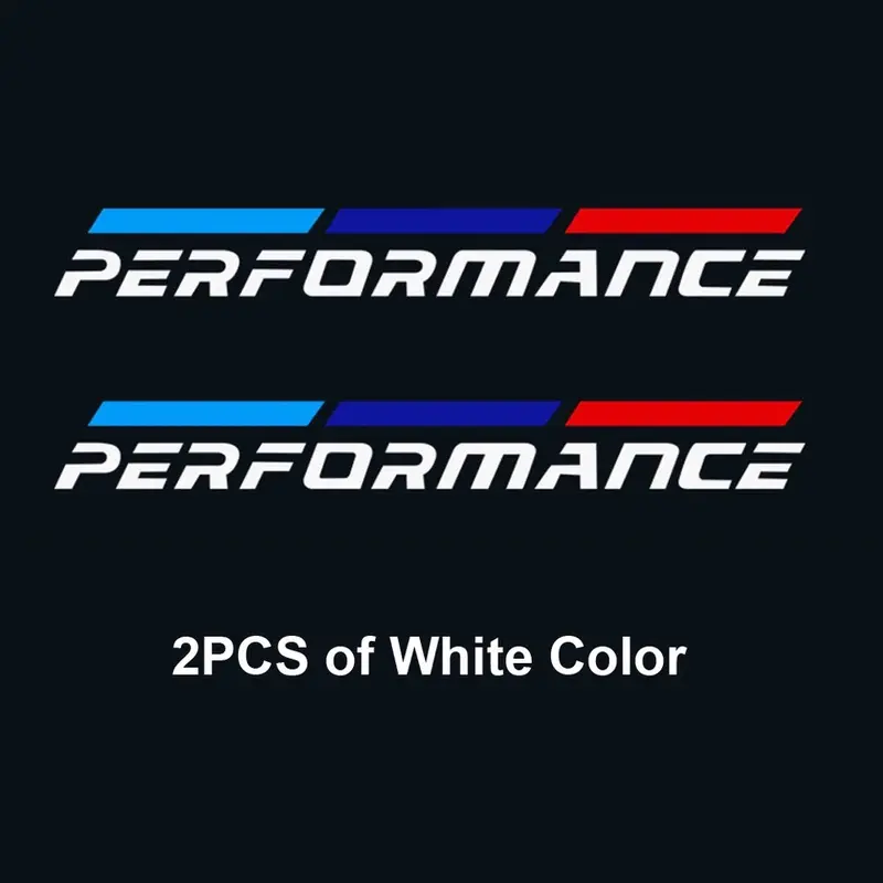 Bộ 2 Tem dán cửa xe ô tô Performance 02 Nhãn Dán Decal 4