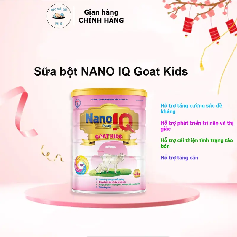 Sữa bột NANO IQ Pedia, NANO IQ Grow, NANO IQ Kids, NANO IQ Colostrum, NANO IQ Goat Kids, NANO IQ Goat Pedia Cho Bé 1