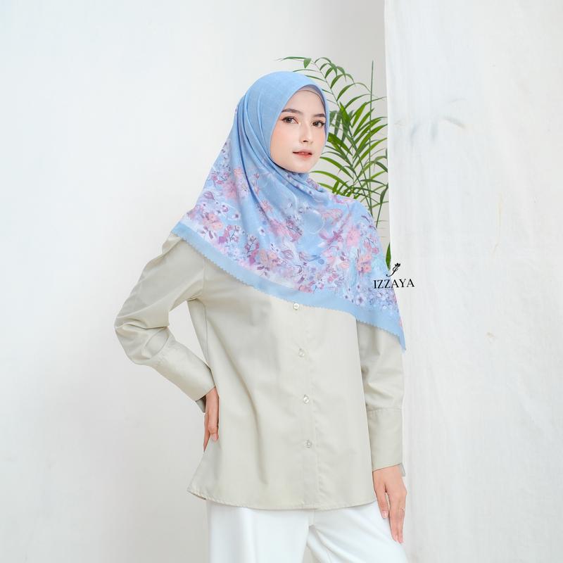 hijab motif segiempat voal ultrafine EMILY SERIES 7