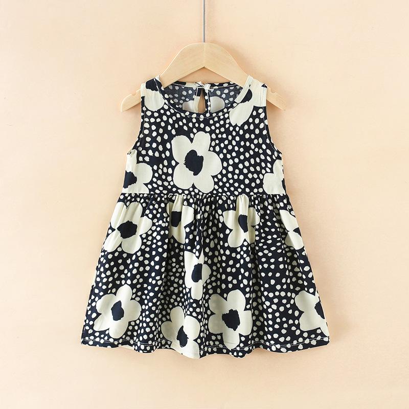 Product Introduction of Princess vest skirt girls dress foreign style summer dress little girl sleeveless skirt 5