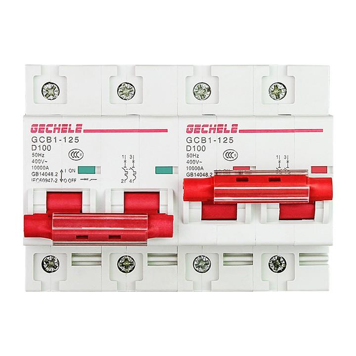 Bộ át đảo chiều 2P 100A 220V GECHELE - cầu dao đảo chiều dùng cho gia đình