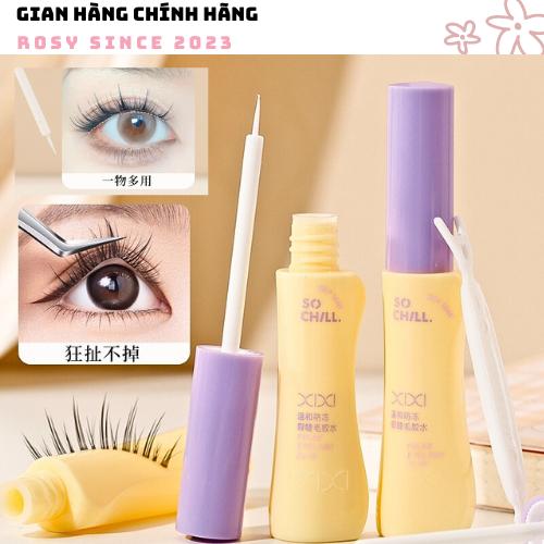 Keo dán mi XIXI lông mi giả keo trang điểm lâu dài trong suốt nhẹ nhàng keo chống thấm nước nhanh khô Cosmetic Mỹ Phẩm Nữ Makeup Trang Điểm Women Women midán lockmestar keo  dán eye glue
