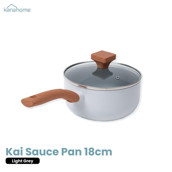Gambar Kanahome - Kai Sauce Pan / Panci Marble Induksi Anti Lengket 18cm with Lid dari Kanahome-id Kab. Bandung Tokopedia