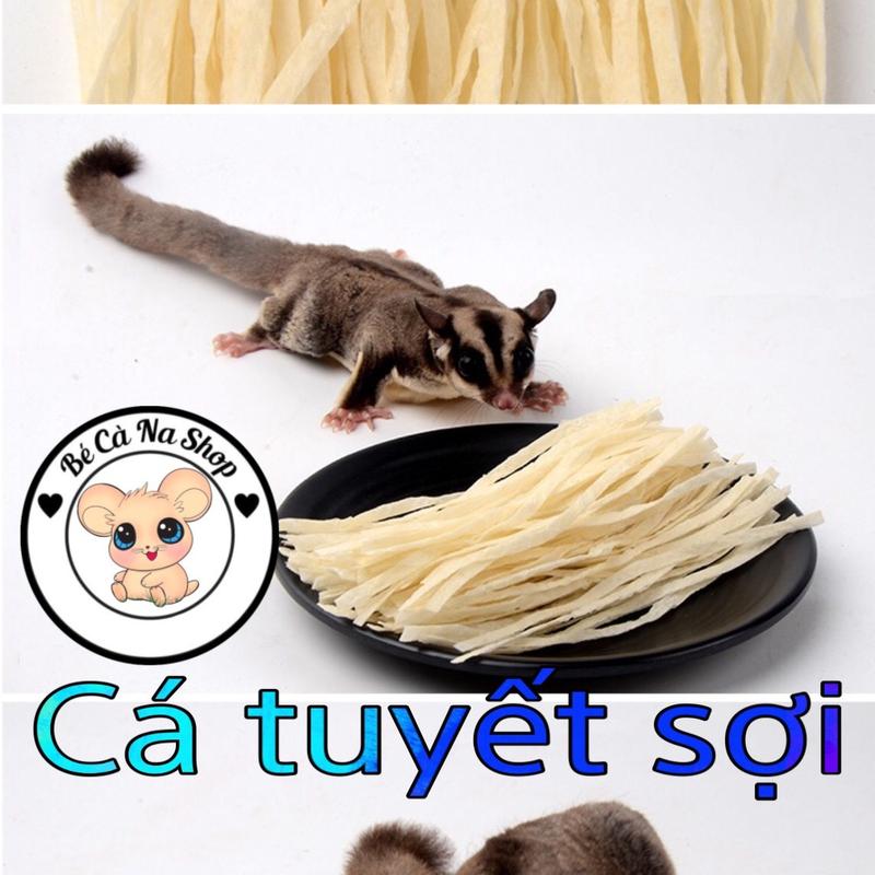  Cá tuyết sợi thái lan  thức ăn dặm cho hamster ,thỏ bọ sóc...  bé cà na  