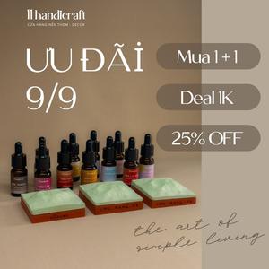 11 Handicraft - Bộ khuếch tán tinh dầu Núi lửa Chư Đăng Ya lưu hương 2-3 tháng quà tặng decor sản xuất thủ công thạch cao cao cấp không gây kích ứng tinhdautaynguyen