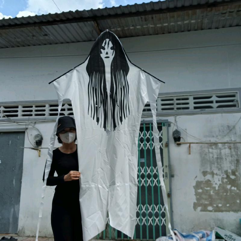 Diều ma nữ khổng  lồ 1.85m khung nan tre vải mịn Phi Long Đồ Chơi  Toy