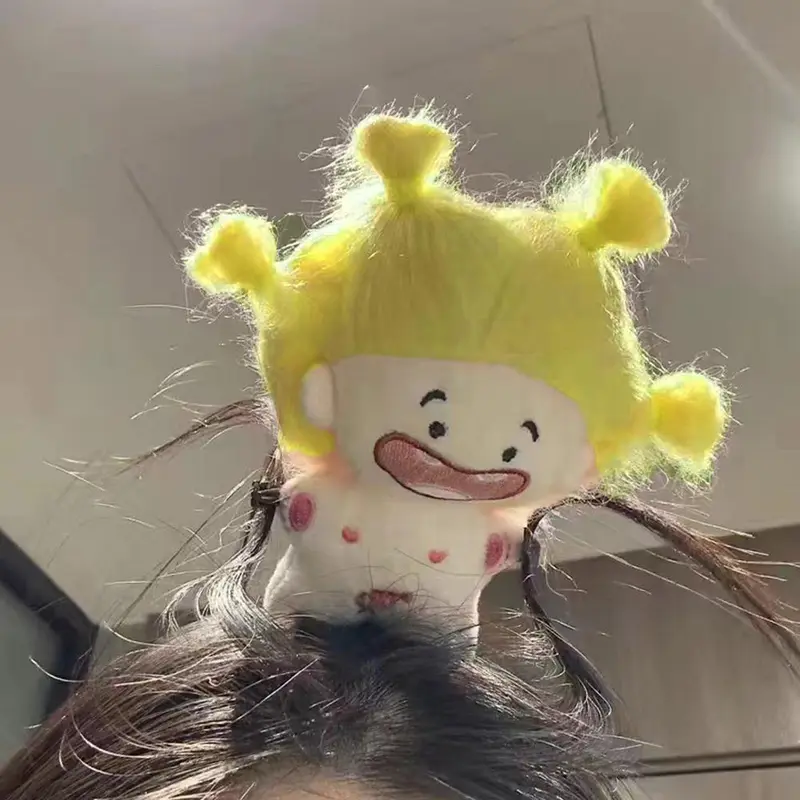 Băng Đô Búp Bê Xấu Xí, Kẹp Tóc Búp Bê Dopamine Sáng Tạo Vui Nhộn Băng Đô Búp Bê Bông Kẹp Tóc Nhồi Bông Vui Nhộn Sáng Tạo 5