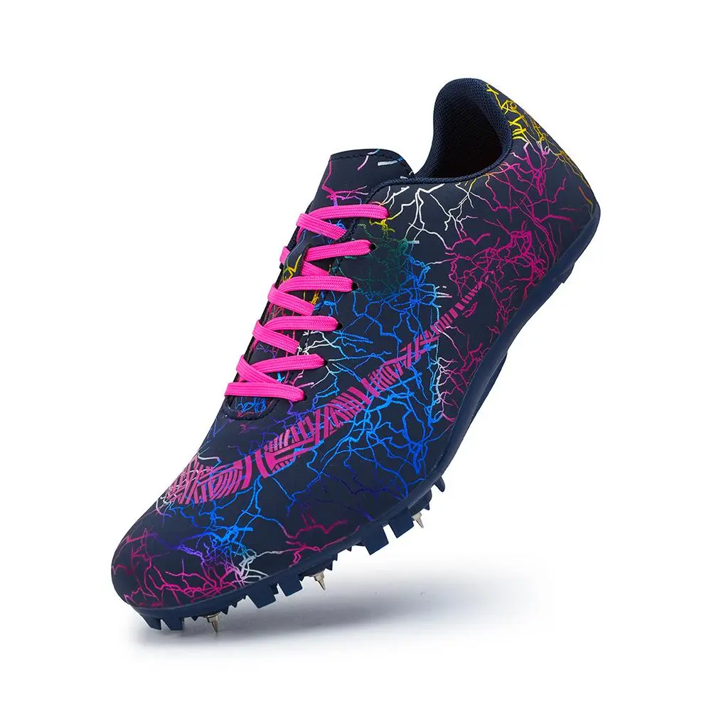 Yuanyang Spike Shoes Track and Field Sprint Men's Running Spikes Women's Student Sports Competition Running Long Jump Training Spike Shoes