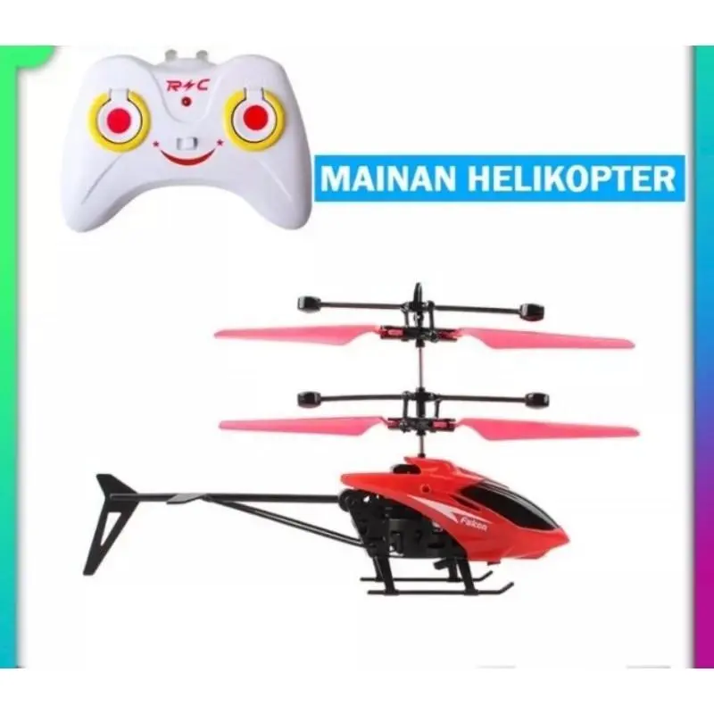MAINAN ANAK HELIKOPTER PESAWAT TERBANG SENSOR TANGAN REMOT 2