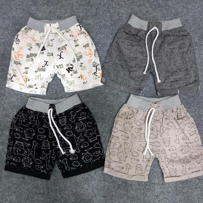 combo 3 quần kaki đùi cho bé trai 8kg đến 16kg (nhiều họa tiết khác nhau) quandui  chobe