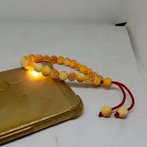 gelang kayu liwung macan putih 8 mm serutan