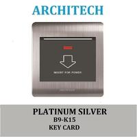 Gambar Architech Platinum B9-K15 Sakelar - Saklar kartu Silver - KEY CARD dari ARCHITECH INDONESIA Kota Administrasi Jakarta Utara 1 Tokopedia