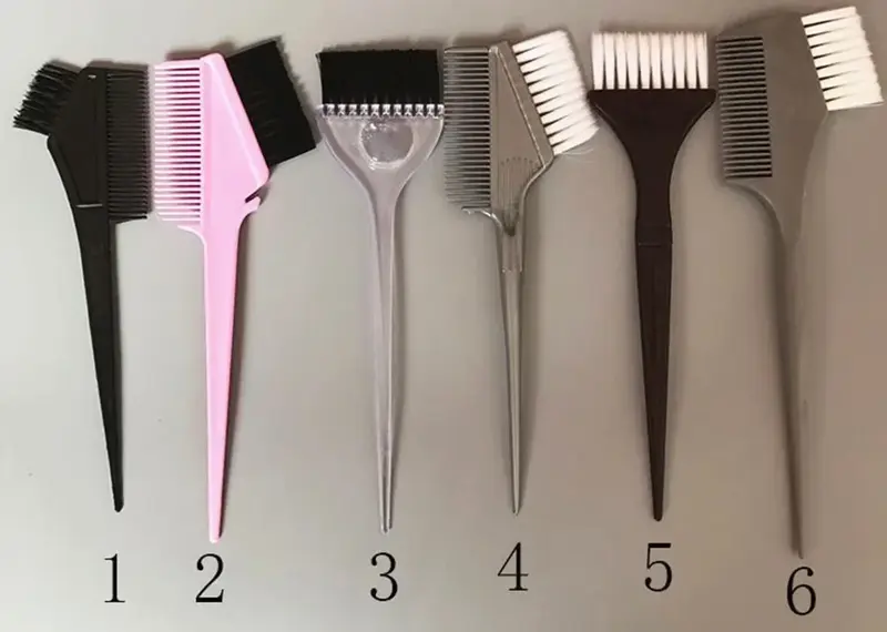Product Introduction of Professional Hair Dyeing Combs Stirring Brush Two Sided Hair Styling Comb Coloring Applicator Hairdressing Barber Hair Care Tool 5