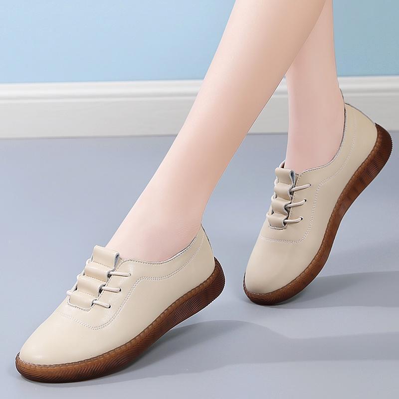 scholl women shoes Women's scholl casual leather shoes scholl ladies shoes Boat Shoes Loafers Shoes 7