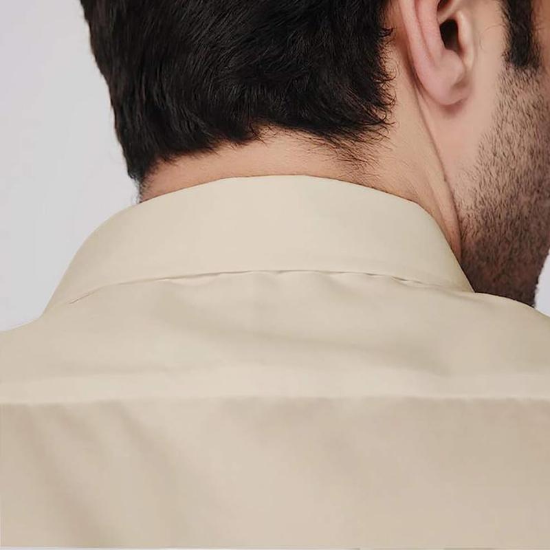 Product Introduction of AINO.ID Kemeja Formal Pria Kemeja Kantoran Kemeja Kerja Slim Fit Lengan Panjang Kemeja Putih Kemeja Keren Nyaman 7