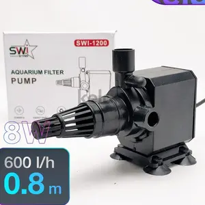 Pompa Aquarium Celup SWI Star Power Head SWI 1200 8 Watt 1600 1800 2600 Mesin Air Akuarium Aquascape Power Head Arus Sirkulasi Venturi Menambah Oksigen