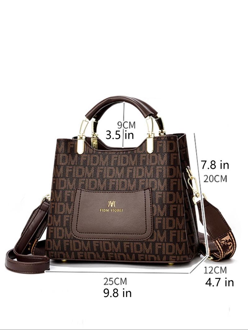 Product Introduction of Women's Fashionable Bow Decorated Handbag & Clutch Bag & Wallet, Casual Versatile Pu Leather Bag Set, Trendy All-match Bag Set for Daily Use 1
