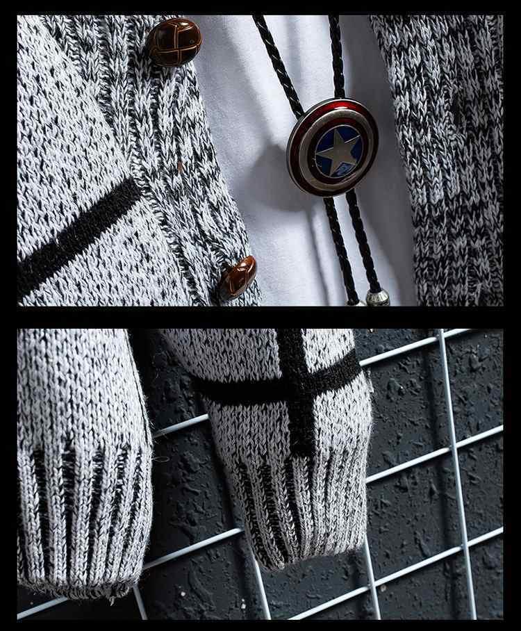Product Introduction of [1345 People Praise] Knitted Cardigan Thickened Spring and Autumn New Men's Sweater Coat Korean Style Trendy Casual Sweater Autumn and Winter Jacket Parent 23