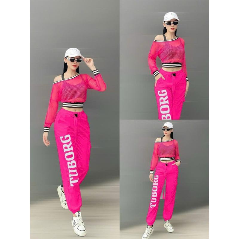 Product Introduction of Quần jogger túi hộp thể thao nữ chất kaki cao cấp, tập gym,zumba, aerobic dance, dân vũ shullfdance 34