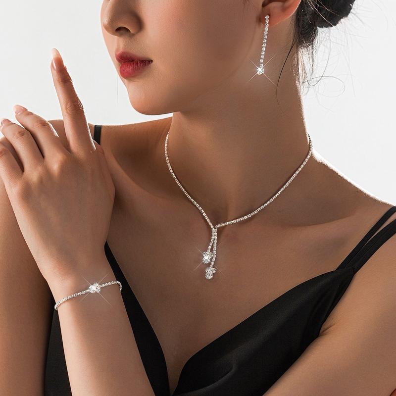 (Mua 1 tặng 2) Mua 1 vòng cổ Amee tặng 1 bông tai bling + 1 lắc tay xinh xắn trang sức đi tiệc Mino accessory