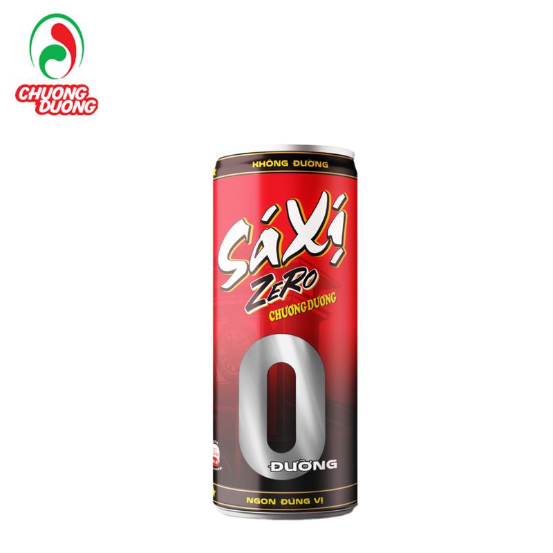 LỐC 6 LON NƯỚC NGỌT SÁ XỊ ZERO KHÔNG ĐƯỜNG CHƯƠNG DƯƠNG CDBECO 320ML 2