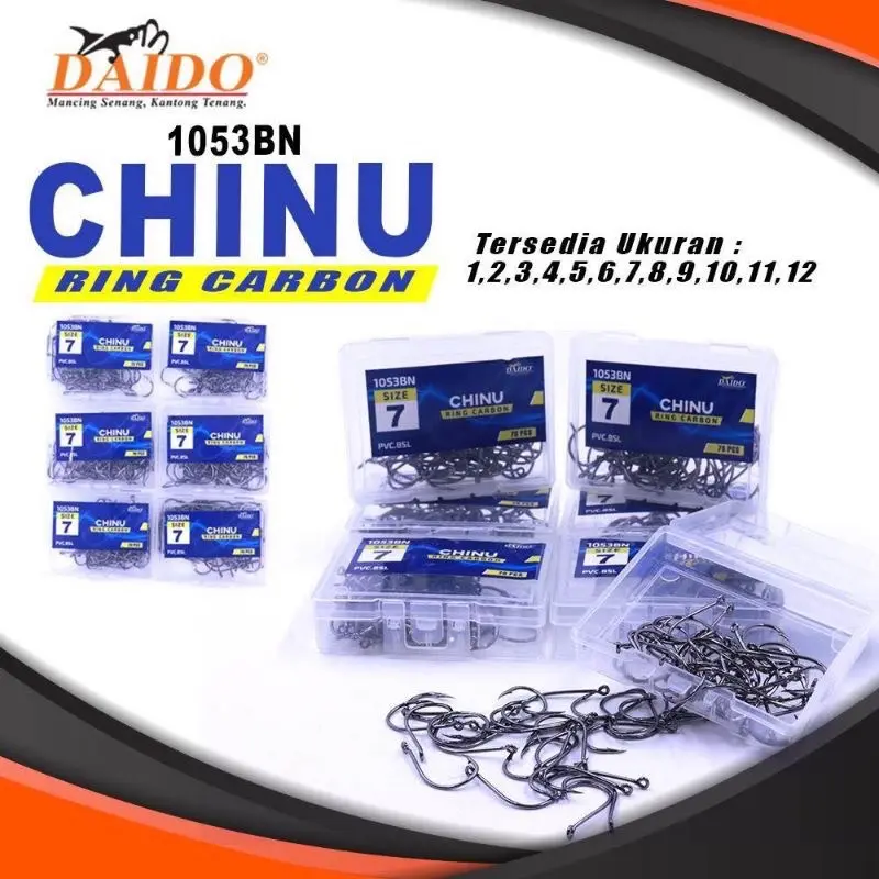 Kail Kotak Daido Chinu perbox 1053 Dari 1sampai12 size besar isi banyak satu box Kuat&Tajam