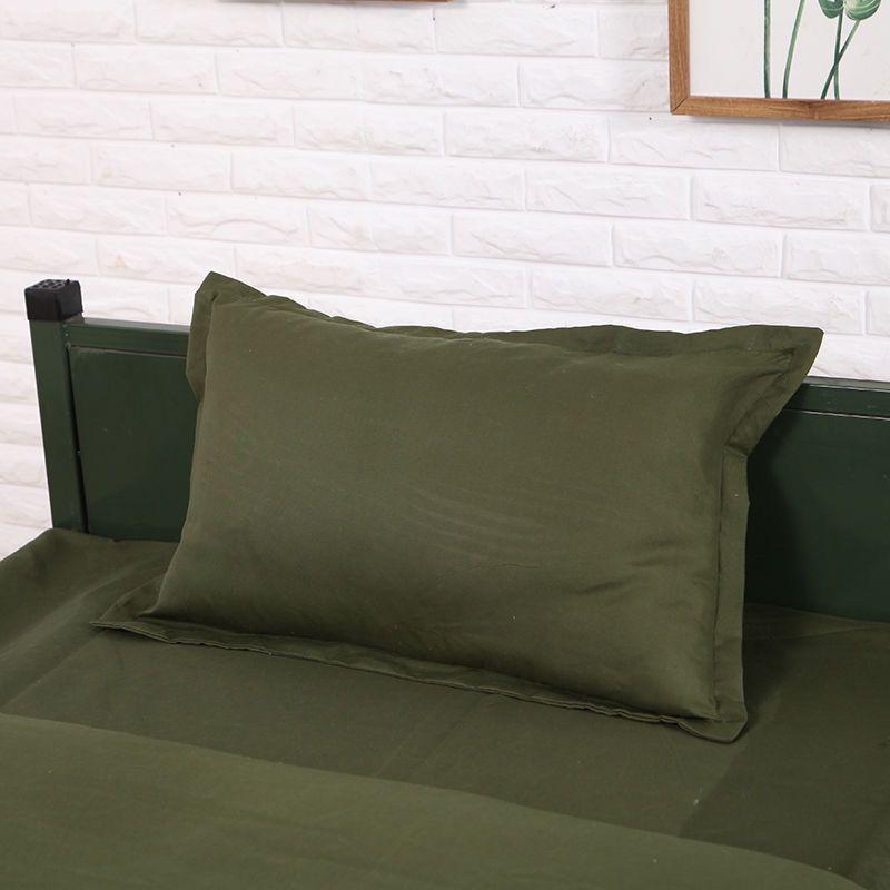 Product Introduction of Set Tempat Tidur, Warna Hijau Tentera, untuk Asrama Bujang, Sesuai untuk Latihan Ketenteraan dan Asrama, Termasuk Cadar, Sarung Kuilt, Sarung Bantal Bedding Soft 10