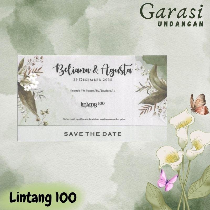 Undangan Pernikahan LINTANG 100 Elegan Modern Paket Lengkap 100 PCS Gratis Label & Plastik - JanjiKita | Default