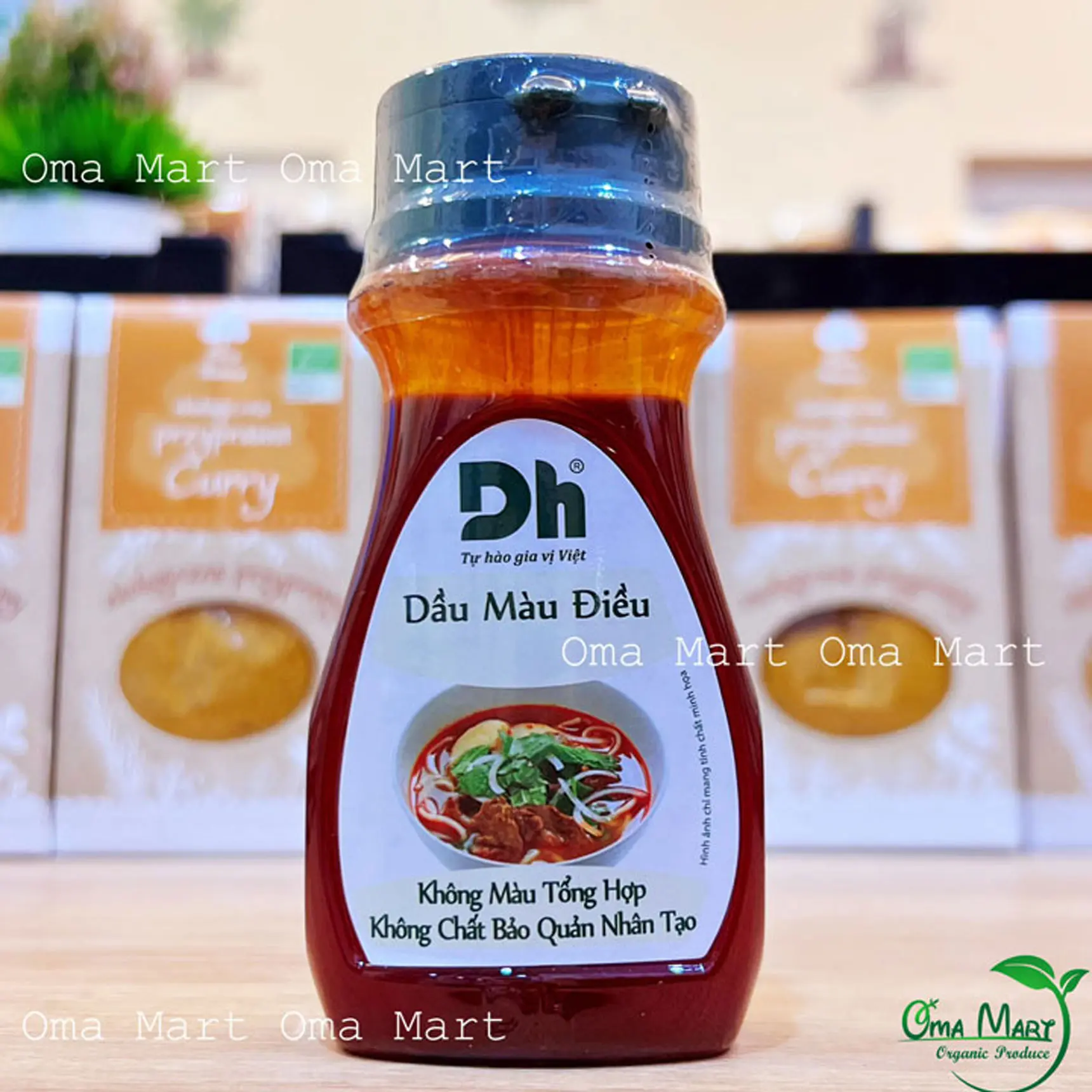 Dầu Màu Điều Đỏ 90ml DH Foods - Tạo Màu Món Ăn Đẹp Mắt, Không Chất Bảo Quản Nhân Tạo