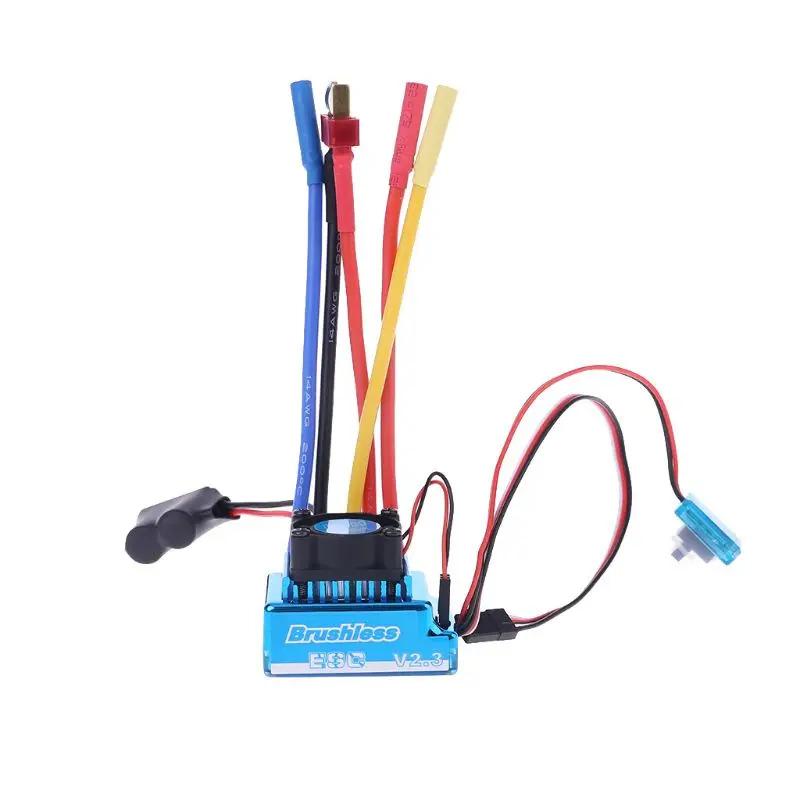 Waterproof 45A 60A 80A 120A Brushless ESC Electric Speed Controller Dust-proof for 1/8 1/10 1/12 RC Car Crawler RC Boat Part 2