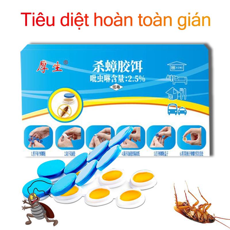 Viên diệt gián sinh học AMB hộp 8 viên hiệu quả an toàn cho người và vật nuôi. Nhang đồ vệ sinh nhà cửa vien diet gian