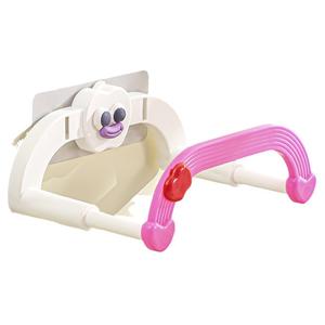 Giá Để Chậu Rửa Có Thể Thu Vào Thiết Kế Hoạt Hình, Treo Tường Gia Dụng, Không Cần Đục Lỗ, Giá Để Chậu Rửa, Thích Hợp Cho Phòng Tắm Và Nhà Vệ Sinh, [Q-Men]