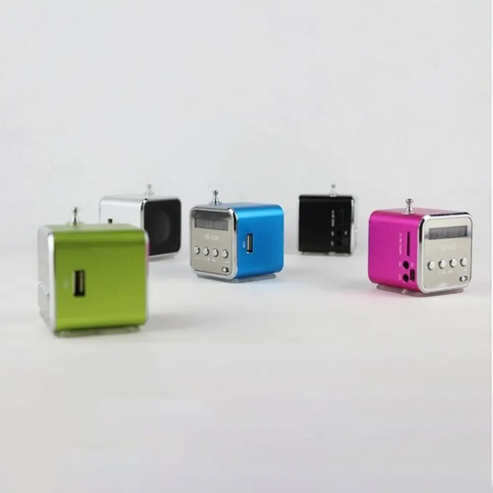 Pembesar Suara Mudah Alih Digital, Radio FM Mini, Fungsi Pancuran, Paparan LED, Pemain Muzik Amplifier Audio Disk Speaker