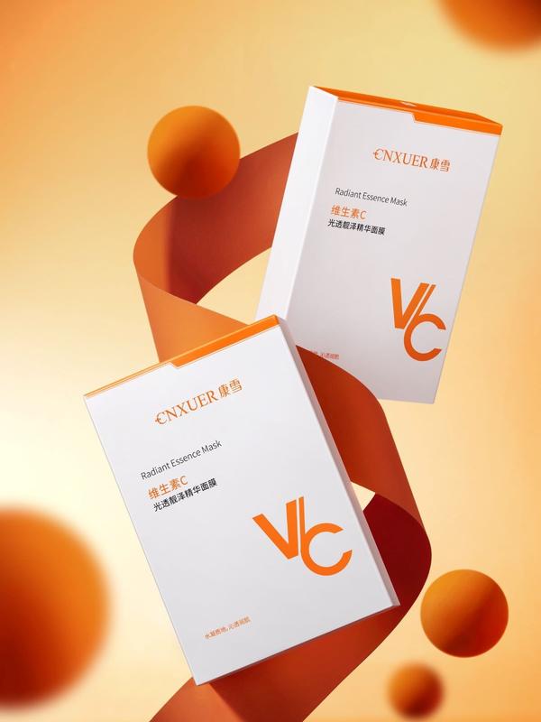 10 Miếng Mặt Nạ Giấy CNXUER Vitamin C Hỗ Trợ Sáng Da, Mờ Thâm 25ml Skincare Silicon Women Nữ Cosmetics Làm Đẹp Da Dưỡng Ẩm Da Mask Đắp Mặt Cho Mặt Dưỡng Da Mặt Kem Face 3