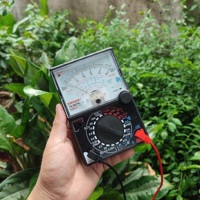 (Có Đèn & Loa) Đồng Hồ Đo Vạn Năng SANWAI YX-360TRE-L-B Có Đèn Và Loa Báo Đo Thông Mạch