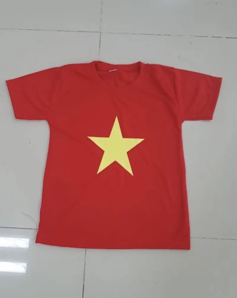 Product Introduction of Áo thun cờ đỏ sao vàng VIỆT NAM trẻ em và người lớn cổ tròn tay ngắn hàng xưởng sỉ 1