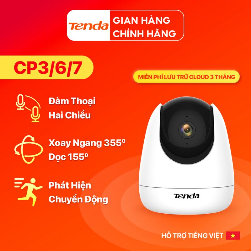 Tenda CP3 CP6 CP7 Camera Wifi Trong Nhà Full HD 1080P 2MP 3MP 4MP 2K Quay Quét 360° Đàm Thoại 2 Chiều camera tự lắp tại nhà camera mới nhất 2025 camera trong nhà - Hàng chính hãng camera
