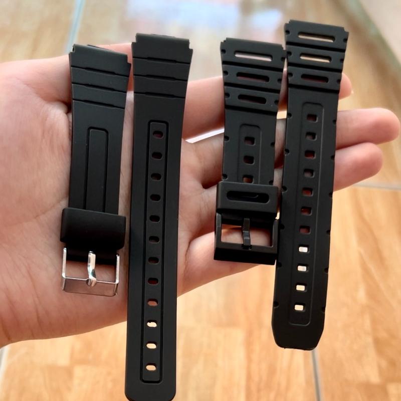Dây Cao Su Thay Thế Cho Đồng Hồ Casio Tặng Kèm Chốt Gắn Và Dụng Cụ Tháo Lắp