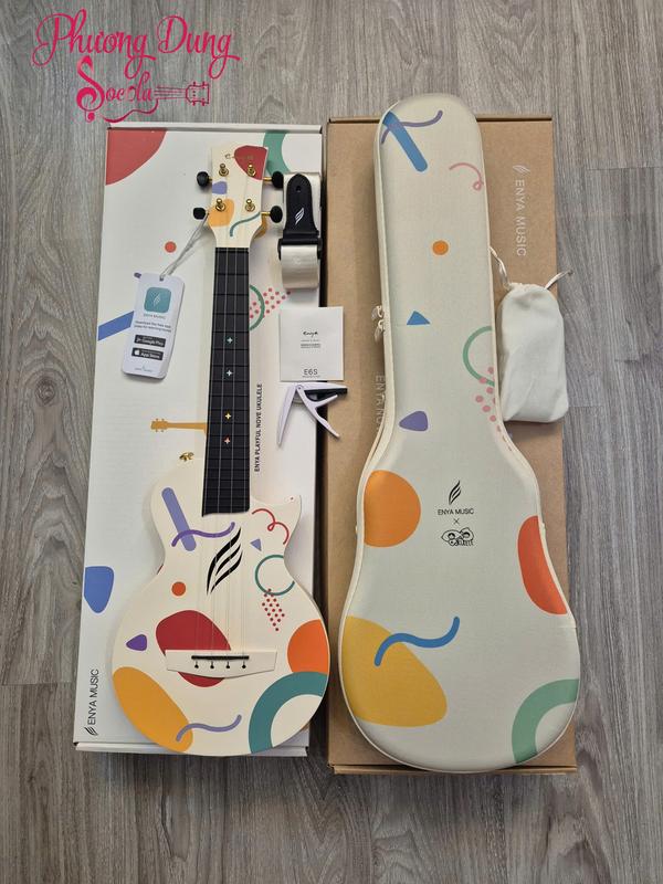 Đàn Ukulele Enya Nova U Joy - Full Phụ Kiện - Hàng Chính Hãng Enya - 4 dây - size concert 23inch - guitar - Đồ Chơi