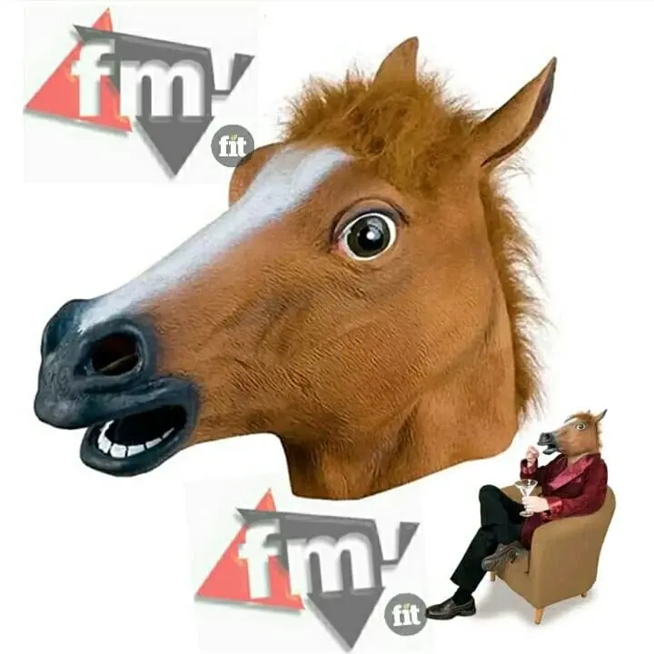 best seller topeng kuda lumping poni unicorn horse mask latex grosir 3