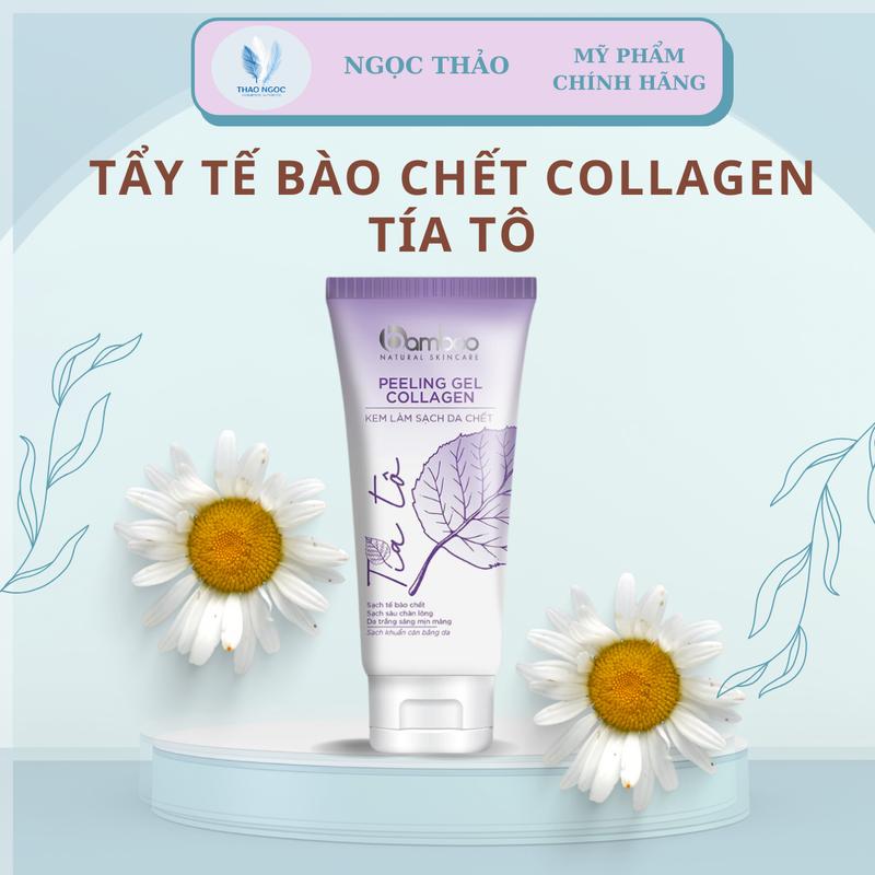 Bamboo Tẩy Sạch Da Chết Tế Bào Chết Tía Tô Làm Sạch Da Bụi Bẩn,Giúp Da Sáng Mịn Giữ Ẩm 160ml Skincare Nữ cho mặt tay chet